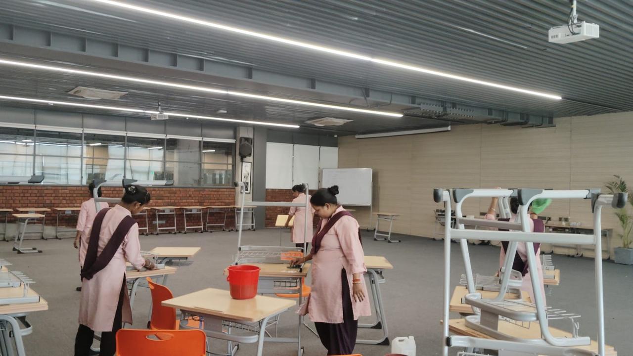 School facility care and classroom maintenance